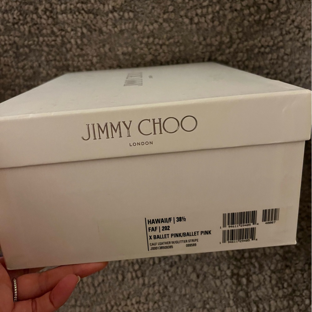 New Jimmy Choo Women’s Sneakers Hawaii 38.5 Ballet Pink $650 - Picture 7 of 7
